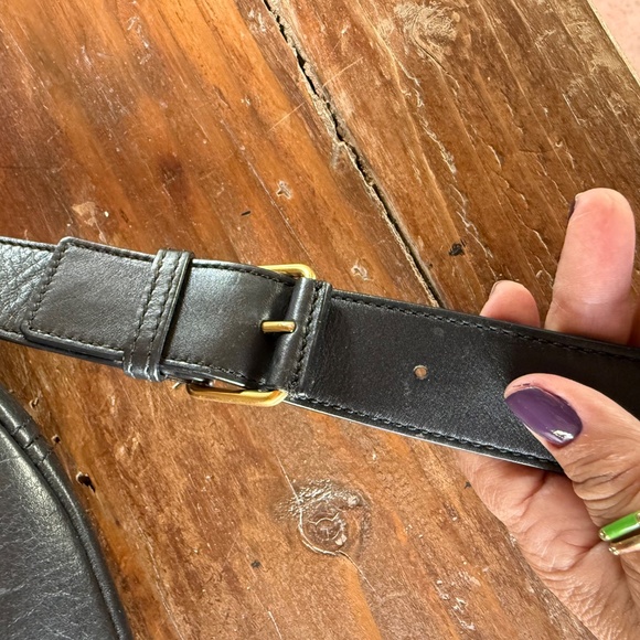 MARC JACOBS LUNA BLACK LEATHER CROSSBODY REVERSIBLE STRAP - Picture 12 of 15